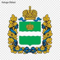 emblema do província do Rússia vetor