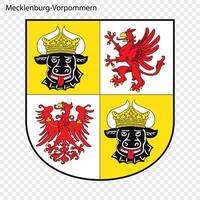 emblema do Sarre, província da Alemanha vetor