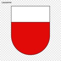emblema do Lausanne vetor