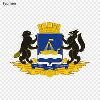 emblema do tyumen. vetor ilustração