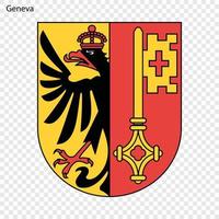 emblema do Genebra vetor