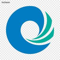 emblema do Incheon vetor