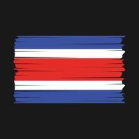 vetor da bandeira da costa rica