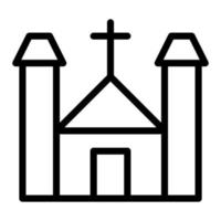 catedral ícone esboço estilo Páscoa ilustração vetor elemento e símbolo perfeito.