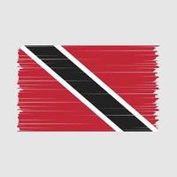 vetor de pincel de bandeira de trinidad