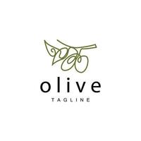 Oliva logotipo, Oliva óleo plantar vetor, natural ervas saúde remédio projeto, ilustração modelo ícone vetor