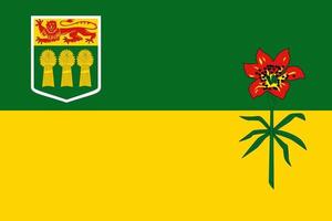 simples bandeira província do Canadá vetor