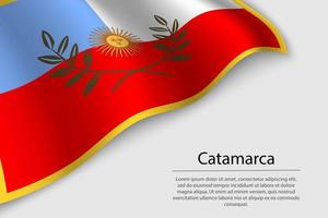 onda bandeira do catamarca é uma Estado do Argentina vetor