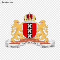 emblema do amsterdam vetor