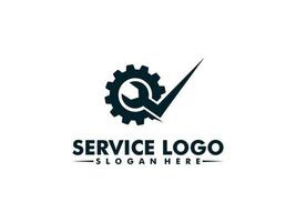 Serviços logotipo modelo, manutenção trabalhos ícone. vetor