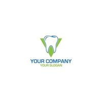 v dental logotipo Projeto vetor