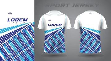 azul camisa futebol futebol esporte jérsei modelo Projeto brincar vetor