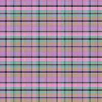 vetor de búfalo de padrão xadrez tartan, papel de parede de fundo de tecido