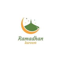 marhaban sim Ramadhan logotipo modelo e islâmico símbolo vetor
