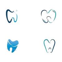 ilustração em vetor modelo logotipo dental