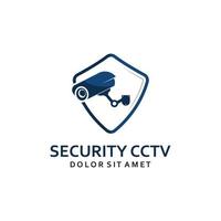 cctv tecnologia e segurança logotipo modelo. vetor