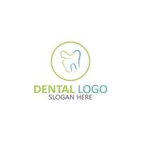 ilustração em vetor modelo logotipo dental