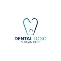 ilustração em vetor modelo logotipo dental