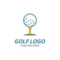 golfe vetor logotipo modelo. golfe campeonato ícone.