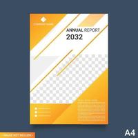 design de layout de brochura. relatório anual de negócios corporativos, catálogo, revista, modelo de folheto vetor