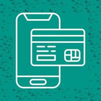 ícone de vetor de pagamento móvel