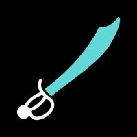 ícone de vetor de espada pirata