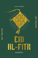 eid al fitr poster vetor