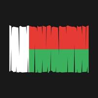 vetor da bandeira de madagascar