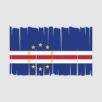 vetor bandeira de cabo verde