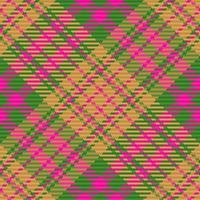 têxtil tecido xadrez. desatado Verifica fundo. textura padronizar vetor tartan.