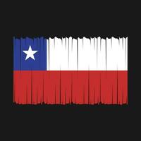 Chile bandeira vetor ilustração