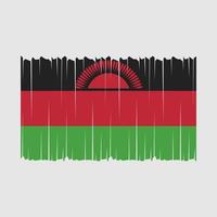 malawi bandeira vetor ilustração