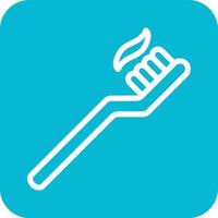 ilustração de design de ícone de vetor de escova de dentes