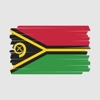 escova de bandeira de vanuatu vetor