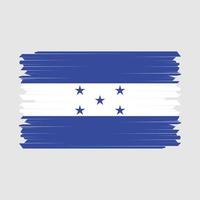 escova de bandeira de honduras vetor