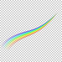 arco Iris isolado em transparente fundo vetor