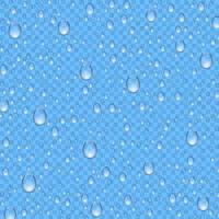 realista água chuva gotas isolado vetor