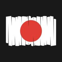 vetor bandeira do japão