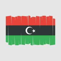 vetor da bandeira da libia