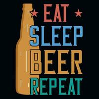 Cerveja Cerveja mim agora mamãe necessidades Cerveja tipográfico gráficos camiseta Projeto vetor