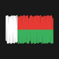 vetor da bandeira de madagascar