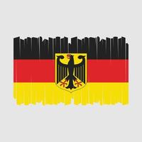 vetor de escova de bandeira da alemanha
