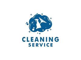 limpeza serviço logotipo vetor Projeto inspiração