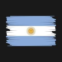 ilustração da bandeira argentina vetor