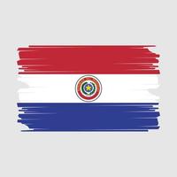 Paraguai bandeira ilustração vetor