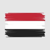 Iémen bandeira ilustração vetor