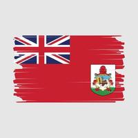 Bermudas bandeira ilustração vetor