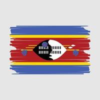 Suazilândia bandeira ilustração vetor