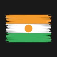 Níger bandeira ilustração vetor
