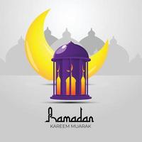 Ramadã islâmico festival religioso social meios de comunicação bandeira modelo vetor